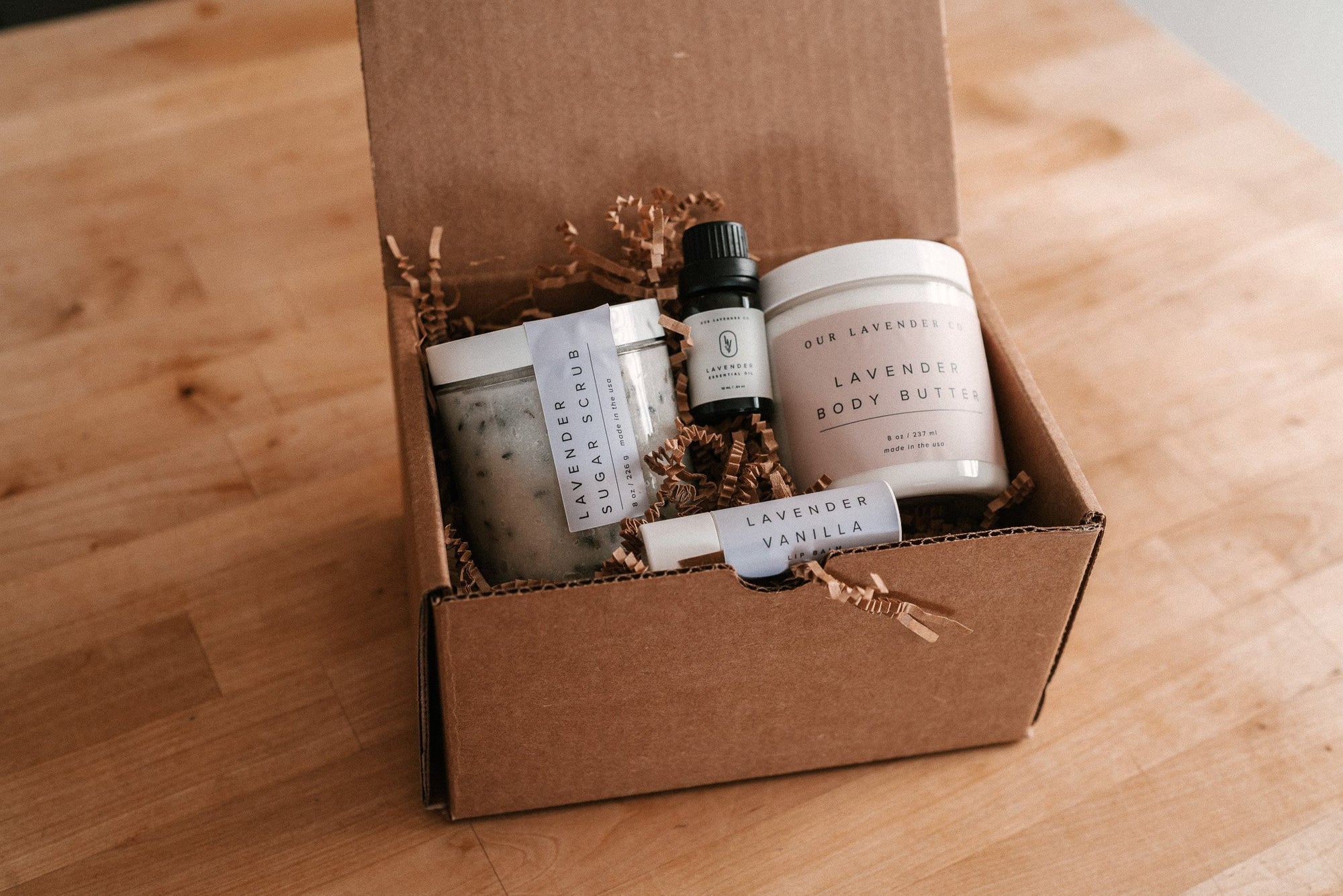 Moisturizing Lavender Spa Gift Box