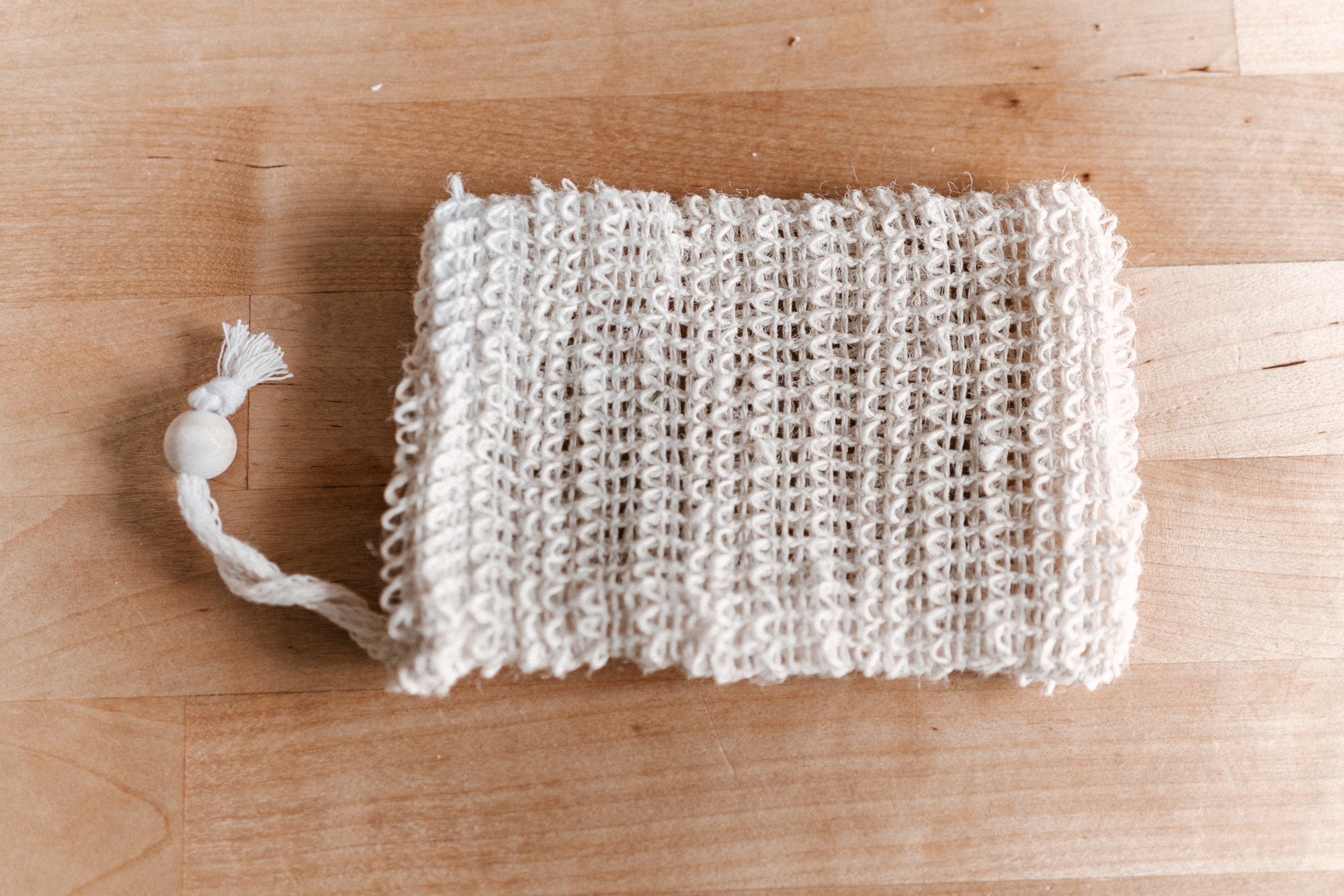 Exfoliating Sisal Soap Saver Pouch