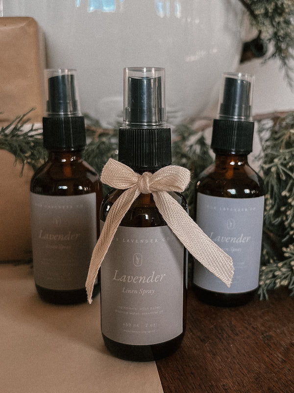 spray lavender oil on plants Lavender Linen Spray