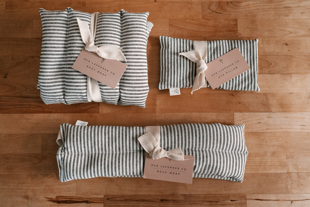 Weighted Body Wrap, Neck Wrap & Eye Pillow Bundle