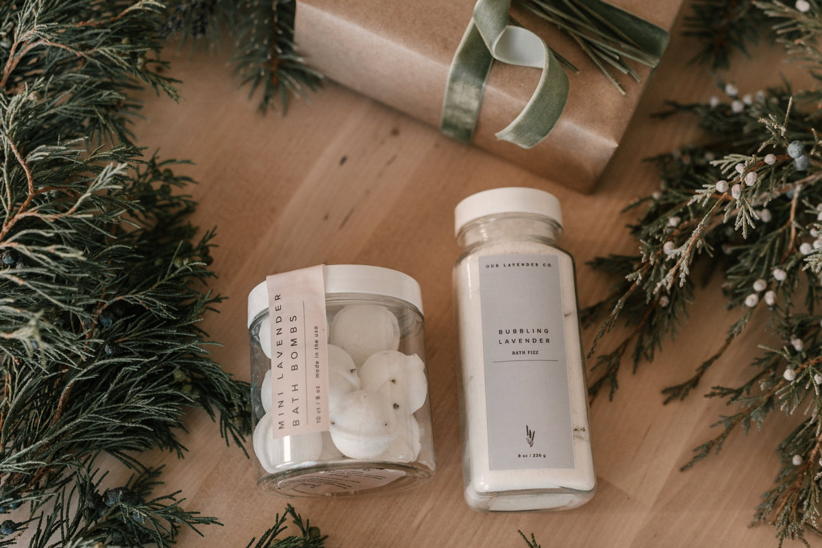 Mini Lavender Bath Bombs