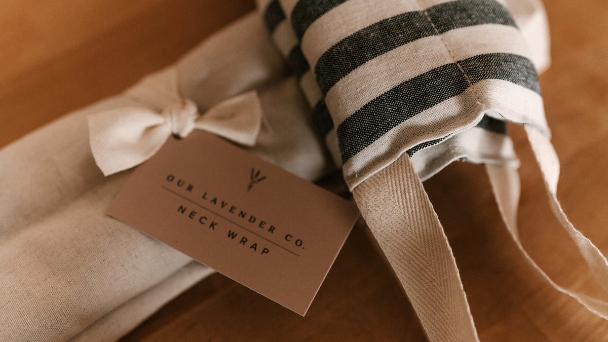 Weighted Lavender Rice Neck Wrap