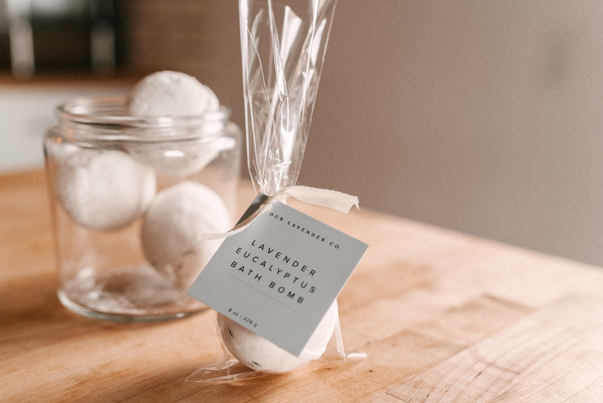 Lavender & Lavender Eucalyptus Bath Bomb