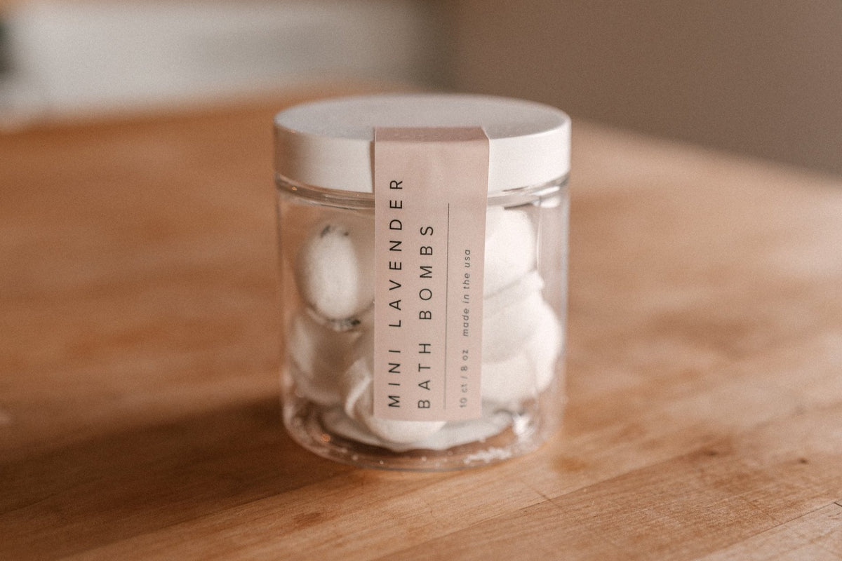 Mini Lavender Bath Bombs