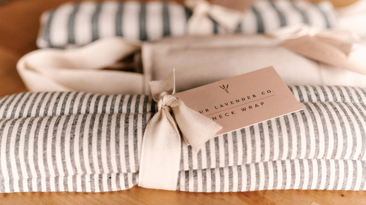 Weighted Lavender Rice Neck Wrap