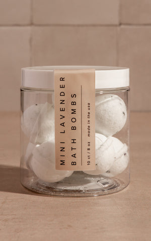 Mini Lavender Bath Bombs